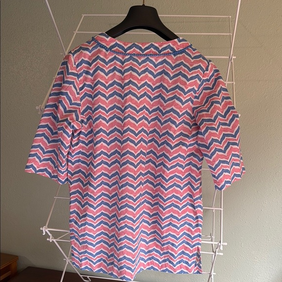 Chevron whale Vinyard Vines size L Girls tunic coverup (B17) - Picture 5 of 6
